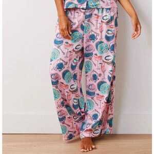 Printfresh Champagne and Caviar PJ Pants | Pink in XS